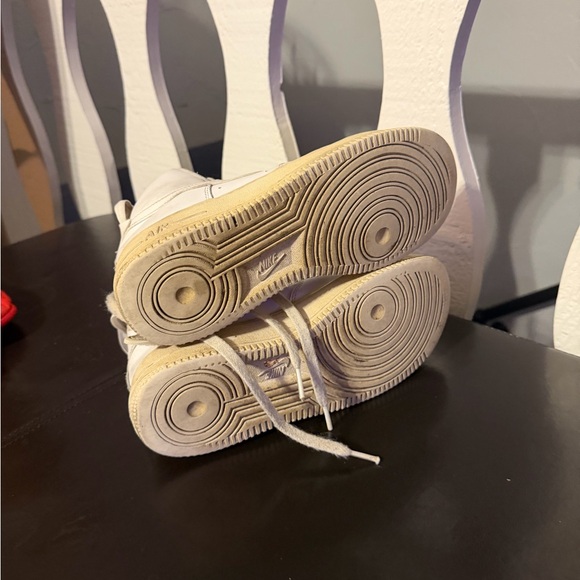 Nike High-Top Athletic Shoes - Cream and White - Picture 3 of 3